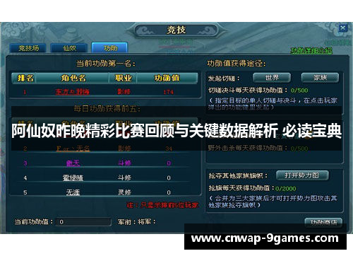 阿仙奴昨晚精彩比赛回顾与关键数据解析 必读宝典